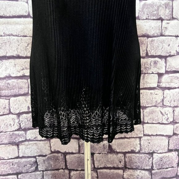 Misook Black Ribbed Tank Size XL - Picture 3 of 10